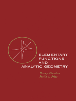 Elementary Functions and Analytic Geometry