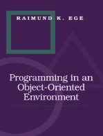 Programming in an Object-Oriented Environment