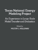 Texas National Energy Modeling Project: An Experience in Large-Scale Model Transfer and Evaluation