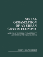 Social Organization of an Urban Grants Economy: A Study of Business Philanthropy and Nonprofit Organizations