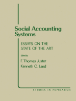 Social Accounting Systems: Essays on the State of the Art