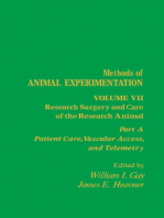 Research Surgery and Care of the Research Animal: Patient Care, Vascular Access, and Telemetry
