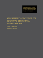 Assessment Strategies for Cognitive–Behavioral Interventions