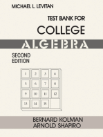 Test Bank for College Algebra