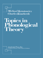 Topics in Phonological Theory