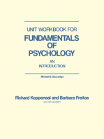 Unit Workbook for Fundamentals of Psychology