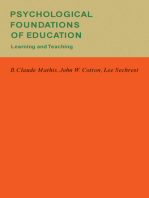 Psychological Foundations of Education: Learning and Teaching