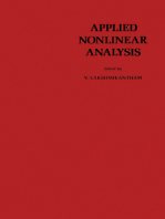 Applied Nonlinear Analysis: Proceedings of an International Conference on Applied Nonlinear Analysis, Held at the University of Texas at Arlington, Arlington, Texas, April 20–22, 1978