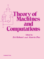Theory of Machines and Computations: Proceedings of an International Symposium on the Theory of Machines and Computations Held at Technion in Haifa, Israel, on August 16–19, 1971