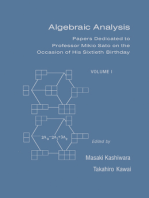 Algebraic Analysis: Papers Dedicated to Professor Mikio Sato on the Occasion of His Sixtieth Birthday