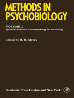 Methods in Psychobiology: Specialized Laboratory Techniques in Neuropsychology and Neurobiology