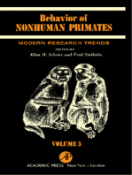Behavior of Nonhuman Primates: Modern Research Trends