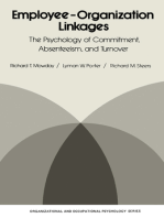Employee—Organization Linkages: The Psychology of Commitment, Absenteeism, and Turnover