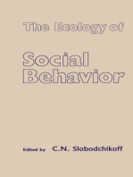 The Ecology of Social Behavior