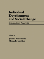 Individual Development and Social Change: Explanatory Analysis