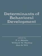 Determinants of Behavioral Development