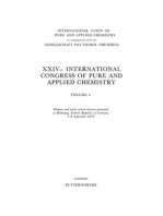 XXIVth International Congress of Pure and Applied Chemistry: Plenary and Main Section Lectures Presented at Hamburg, Federal Republic of Germany, 2–8 September 1973