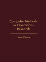Computer Methods in Operations Research