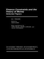 Finance Constraints and the Theory of Money: Selected Papers