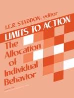 Limits to Action: The Allocation of Individual Behavior