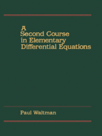 A Second Course in Elementary Differential Equations