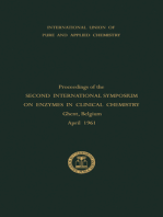 Enzymes in Clinical Chemistry: Proceedings of the Second International Symposium on Enzymes in Clinical Chemistry Held in Ghent, Belgium, April 1961