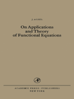 On Applications and Theory of Functional Equations