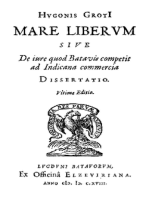 Mare liberum: Sive De iure quod Batavis competit ad indicana commercia dissertatio