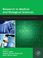 Research in Medical and Biological Sciences: From Planning and Preparation to Grant Application and Publication