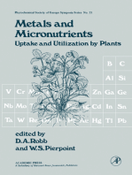 Metals and Micronutrients: Uptake and Utilization By Plants