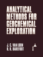 Analytical Methods For Geochemical Exploration