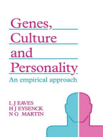 Genes, Culture, and Personality