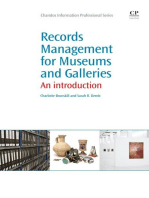 Records Management for Museums and Galleries: An Introduction
