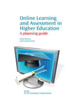 Online Learning and Assessment in Higher Education: A Planning Guide