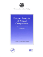 Fatigue Analysis of Welded Components: Designer’s Guide to the Structural Hot-Spot Stress Approach