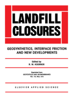 Landfill Closures: Geosynthetics, Interface Friction and New Developments