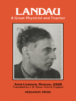 Landau: A Great Physicist and Teacher