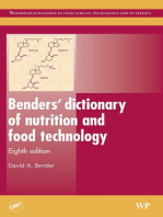 Benders’ Dictionary of Nutrition and Food Technology