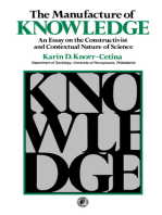 The Manufacture of Knowledge: An Essay on the Constructivist and Contextual Nature of Science