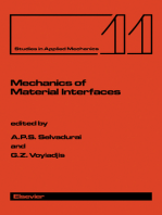 Mechanics of Material Interfaces: Proceedings of the Technical Sessions on Mechanics of Material Interfaces Held at the ASCE/ASME Mechanics Conference, Albuquerque, New Mexico, June 23-26, 1985