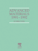 Advanced Materials 1991-1992: II. Directory