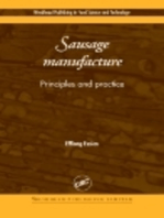 Sausage Manufacture: Principles and Practice