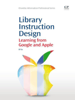 Library Instruction Design: Learning from Google and Apple