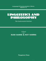 Linguistics and Philosophy: The Controversial Interface