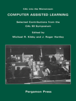 Computer Assisted Learning: Selected Contributions from the CAL93 Symposium, 5-8 April 1993, University of York