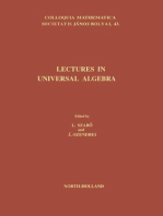 Lectures in Universal Algebra