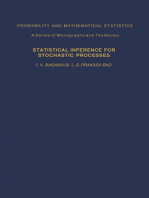 Statistical Inferences for Stochasic Processes: Theory and Methods