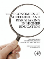 The Economics of Screening and Risk Sharing in Higher Education: Human Capital Formation, Income Inequality, and Welfare