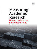Measuring Academic Research: How to Undertake a Bibliometric Study