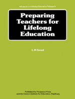 Preparing Teachers for Lifelong Education: The Report of a Multinational Study of Some Developments in Teacher Education in the Perspective of Lifelong Education